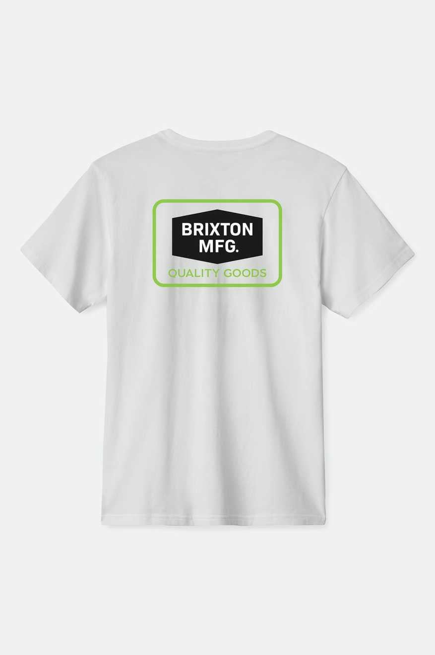 
       Brixton Neon Fallbrook S/S Standard T-Shirt - White
     