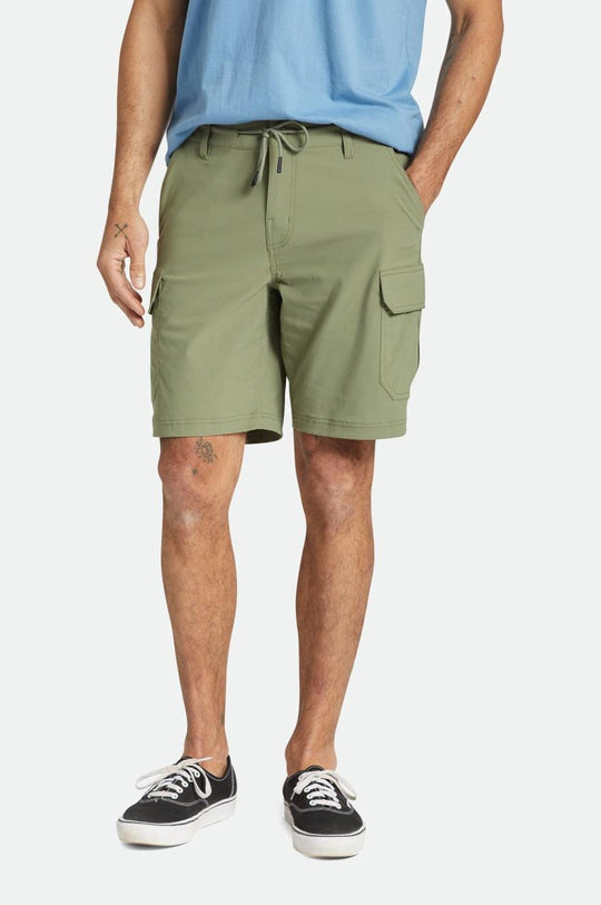 
       Brixton Waypoint Nylon Cargo Utility Short - Olive Surplus
     