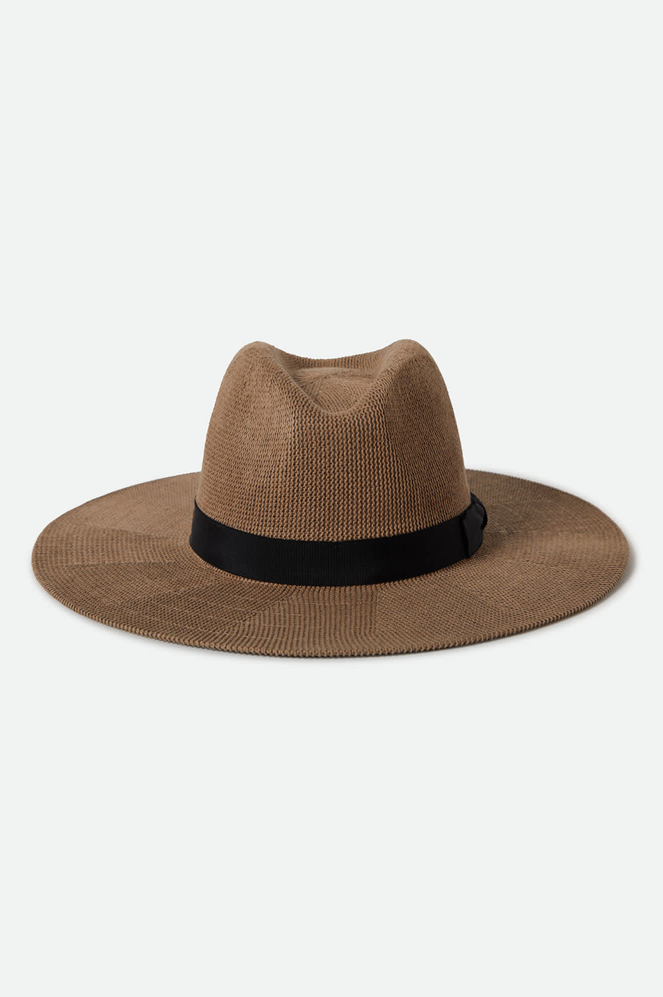 Women's Lyons Knit Packable Hat in the color Dark Tan/Black - Additional Laydown image