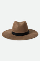 Women's Lyons Knit Packable Hat in the color Dark Tan/Black - Additional Laydown image