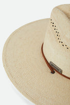 Unisex Beck Straw Rancher Hat in the color Natural - Additional Laydown image