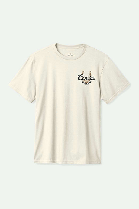 Brixton Men's Coors Luck S/S Standard T-Shirt - Natural | Main