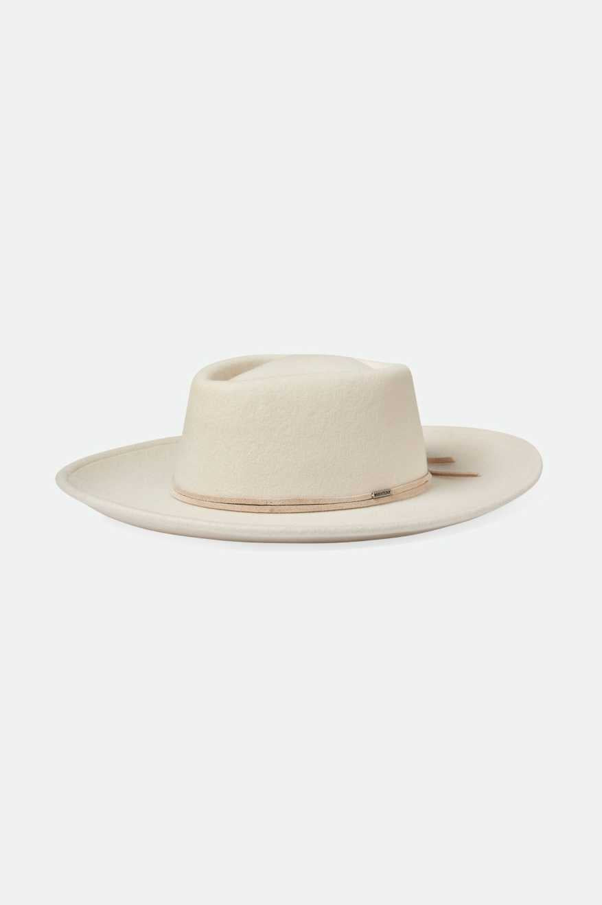 
       Brixton Women&#39;s Brenton Convertabrim Fedora - Dove | Main
     