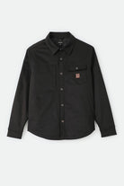 Men's Builders Stretch Lined Jacket in the color Black - Front Product View