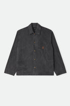 Men's Painters Jacket in the color Washed Black - Front Product View