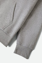 Men's Flames Hoodie in the color Gunmetal Heather - Additional Laydown image