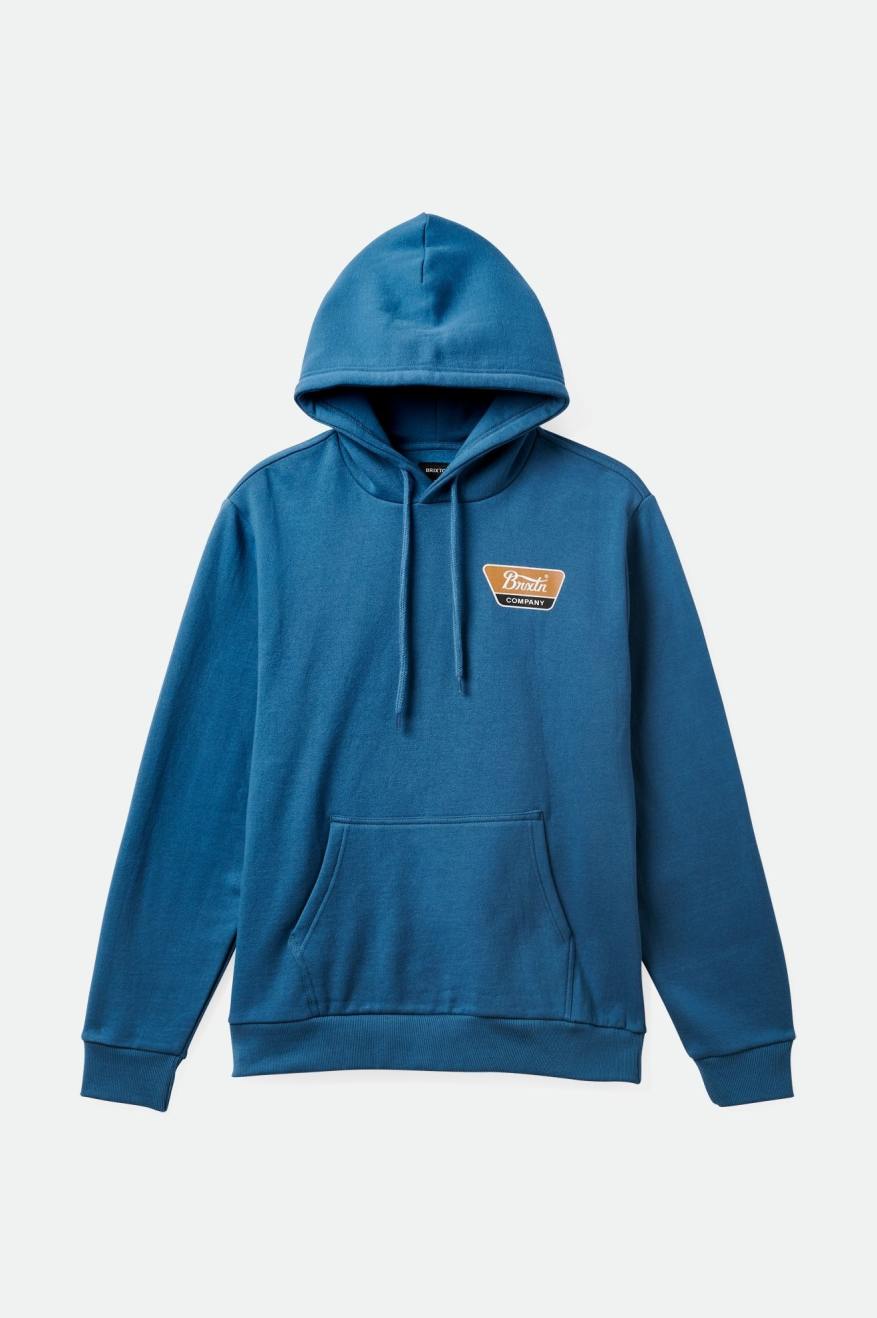 
       Brixton Linwood Hood - Ocean Blue/Golden Brown
     