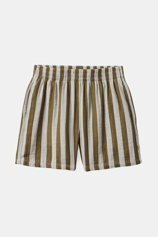 
       Brixton Mykonos Stripe Boxer Short - Military Olive
     