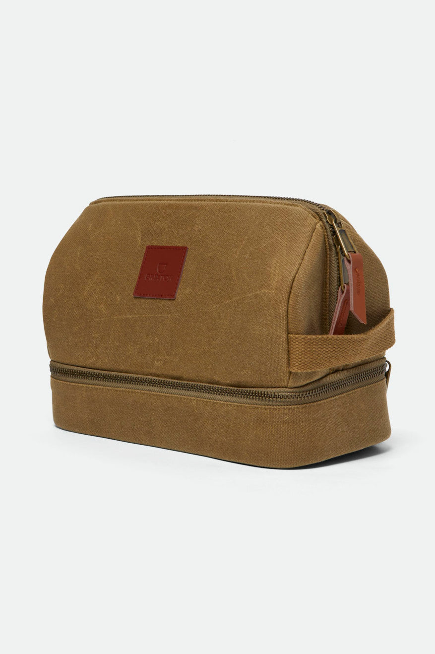 
       Brixton Traveler Dopp Kit - Olive Brown
     