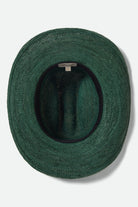 Women's Odessa Straw Packable Cowboy Hat in the color Primal Green - Additional Laydown image