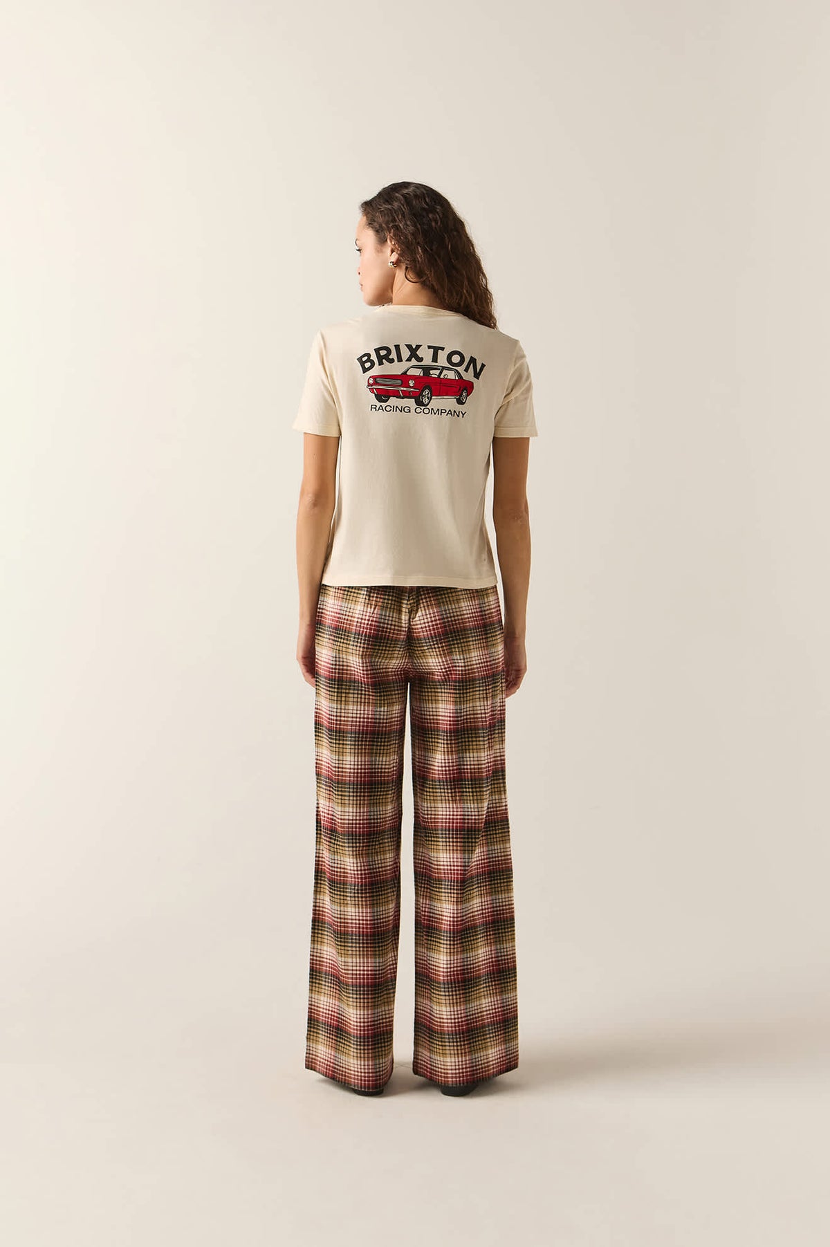 Women's High Speed Standard Crew T-Shirt in the color Whitecap - Women's Back View