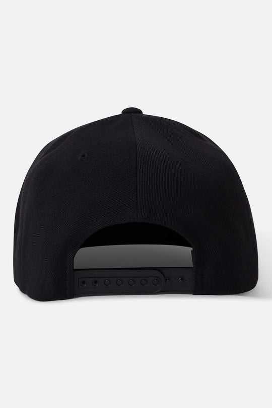 
       Unisex Township Snapback in the color Black - Back Style View
     