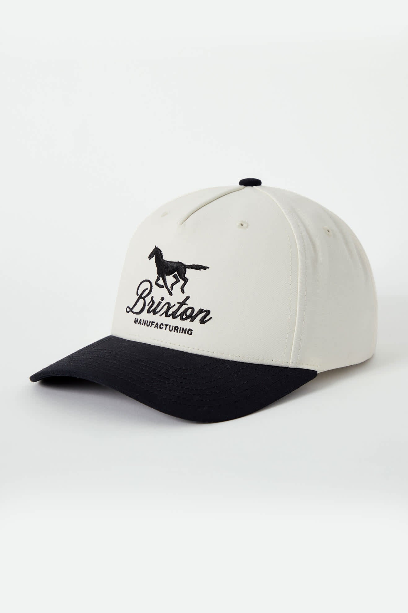 Unisex Leisure Snapback in the color Off White/Black - Front Product View