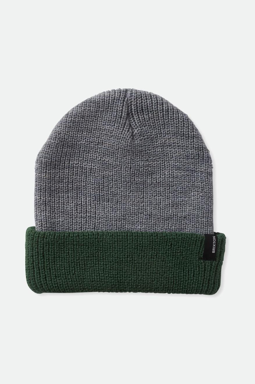 
       Brixton Heist Beanie - Light Heather Grey/Pine Needle
     