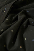 Men's Wayne Western L/S Shirt in the color Asphalt Black - Additional Laydown image