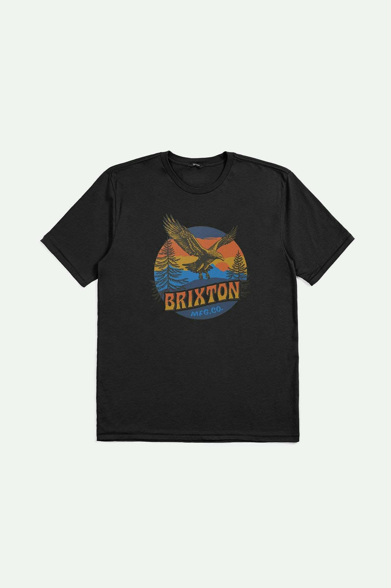 
       Brixton Men&#39;s Ridgewood S/S Tailored T-Shirt - Black | Main
     