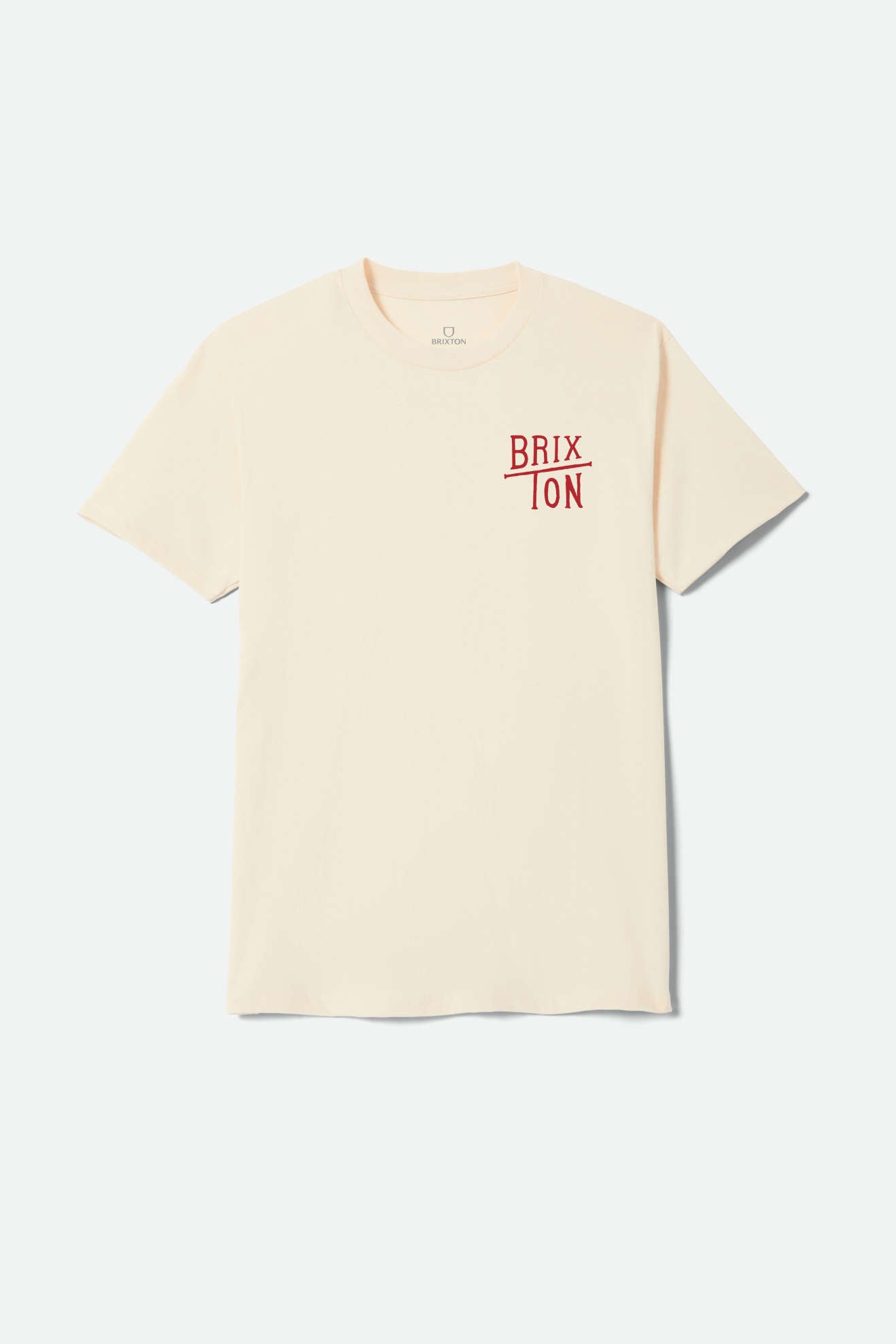 Men's Sledge T-Shirt in the color Cream - Front Product View