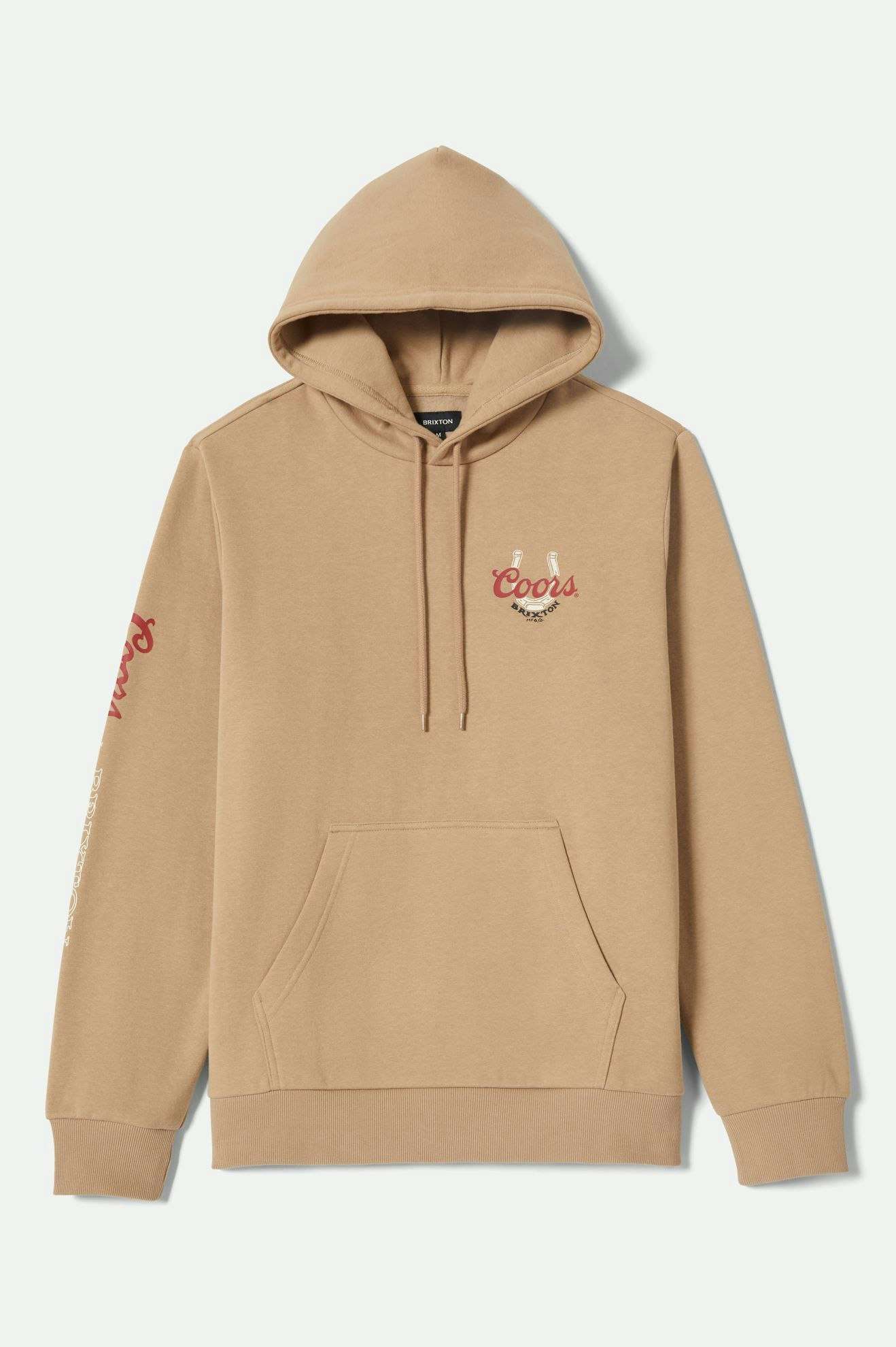 
       Brixton Men&#39;s Coors Luck Hoodie - Sand | Main
     