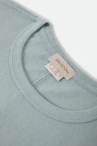 Women's Carefree Organic Garment Dye Perfect T-Shirt in the color Sea Grass - Additional Laydown image