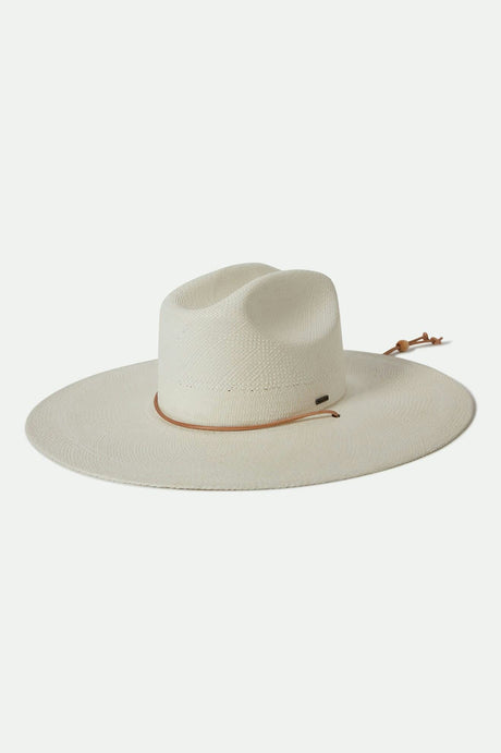 Women's Marina Panama Lifeguard Hat in the color Panama White - Front Product View