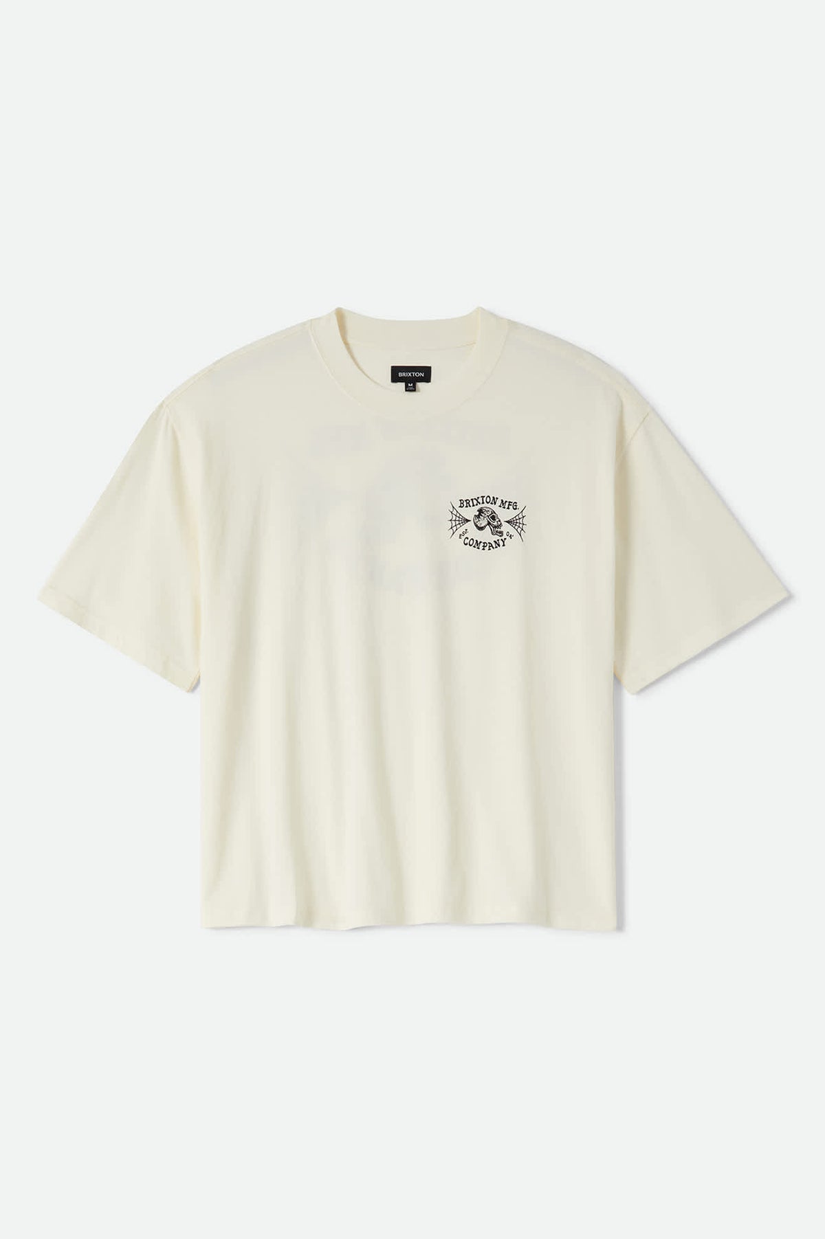 Men's Ogle Boxy T-Shirt in the color Cream - Front Product View