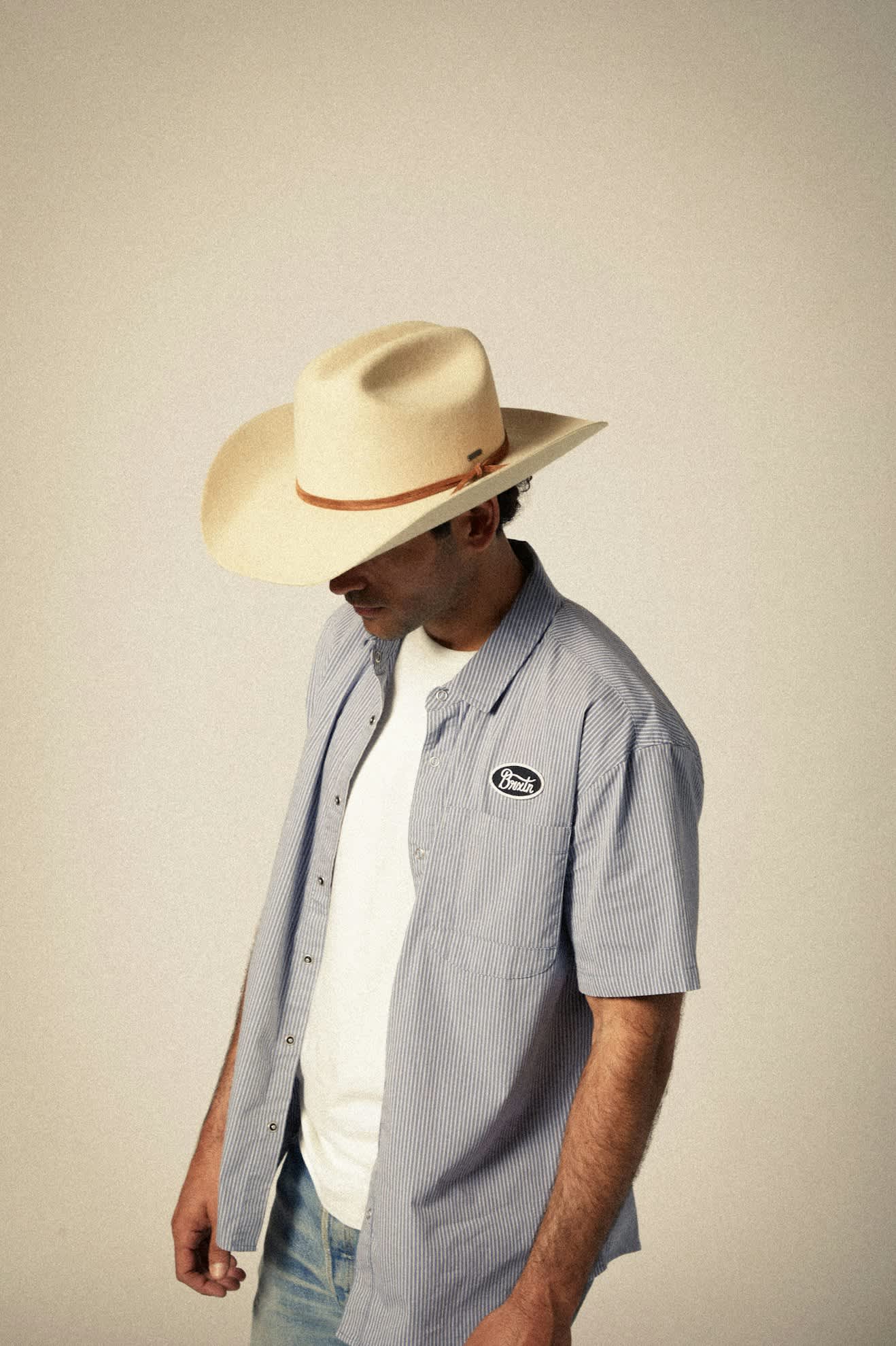 
       Unisex Laredo Cowboy Hat in the color Bone - Additional Fit image
     