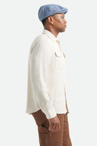 Men's Cool Comfort Wayne Long Sleeve Shirt in the color Whitecap - Men's Side View
