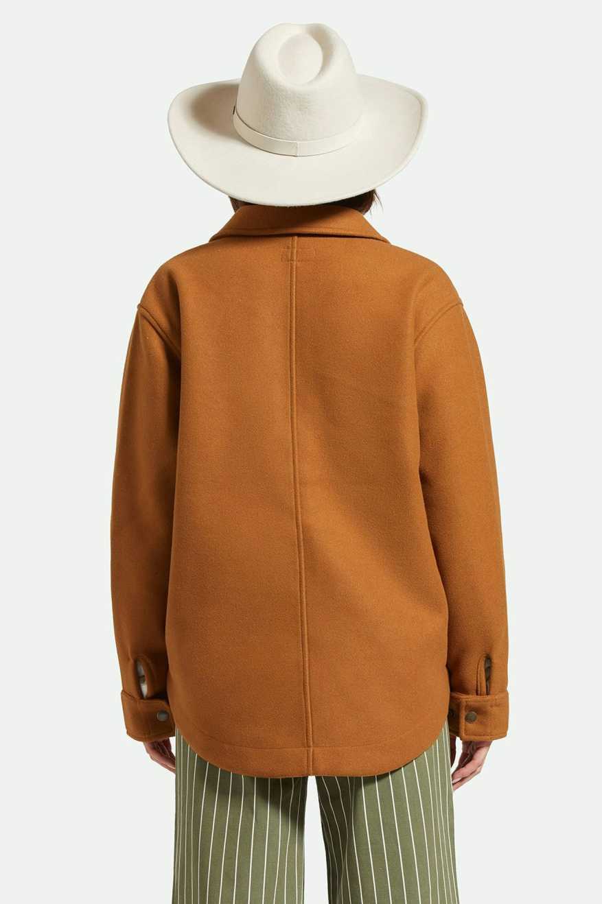 
       Back Fit Image | Harper Felt Hat - Dove/Dove
     