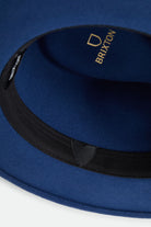 Unisex Messer Fedora in the color Classic Navy - Additional Laydown image
