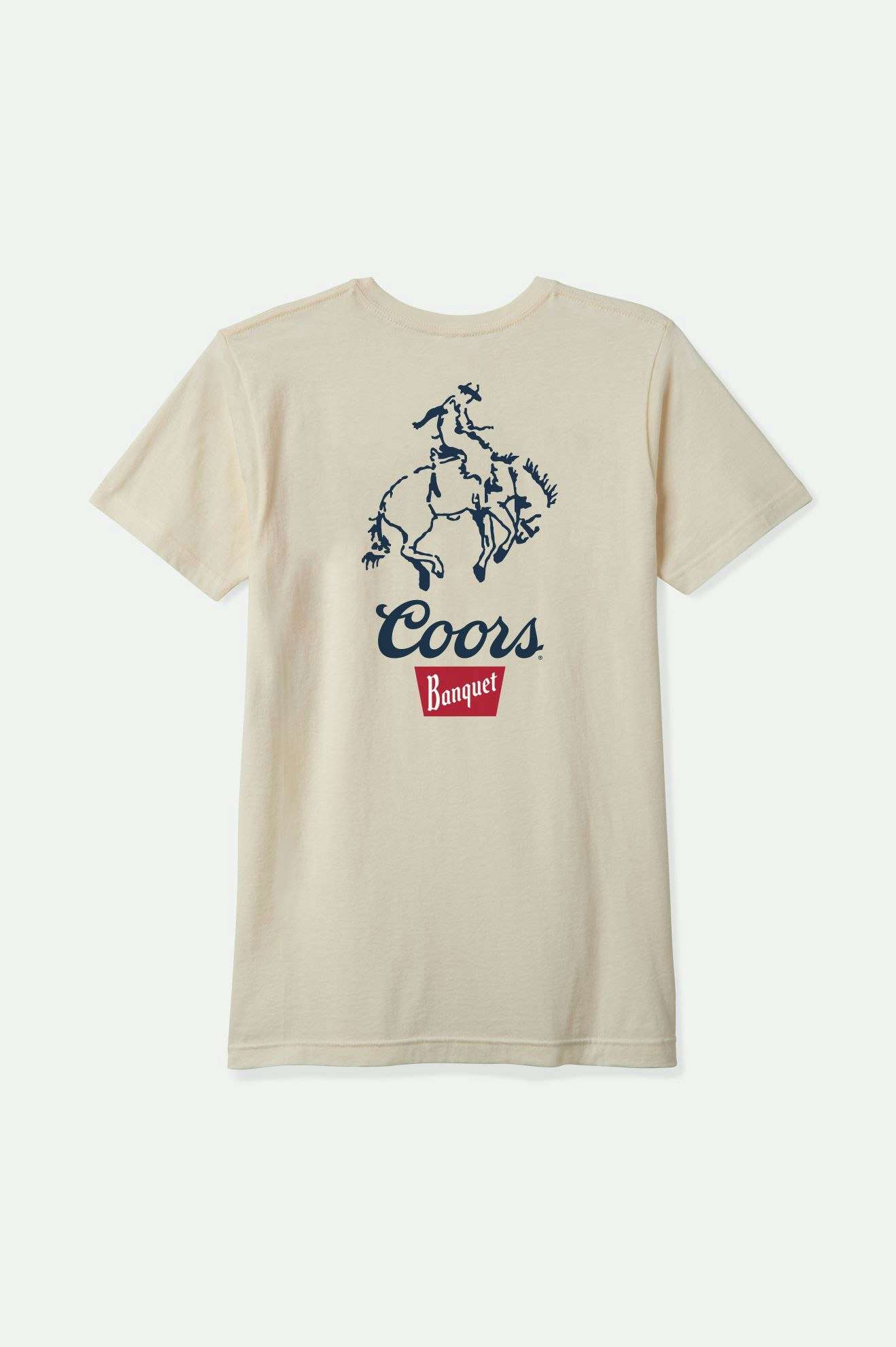 
       Back Laydown Image for Coors Colt S/S Standard T-Shirt - Natural
     