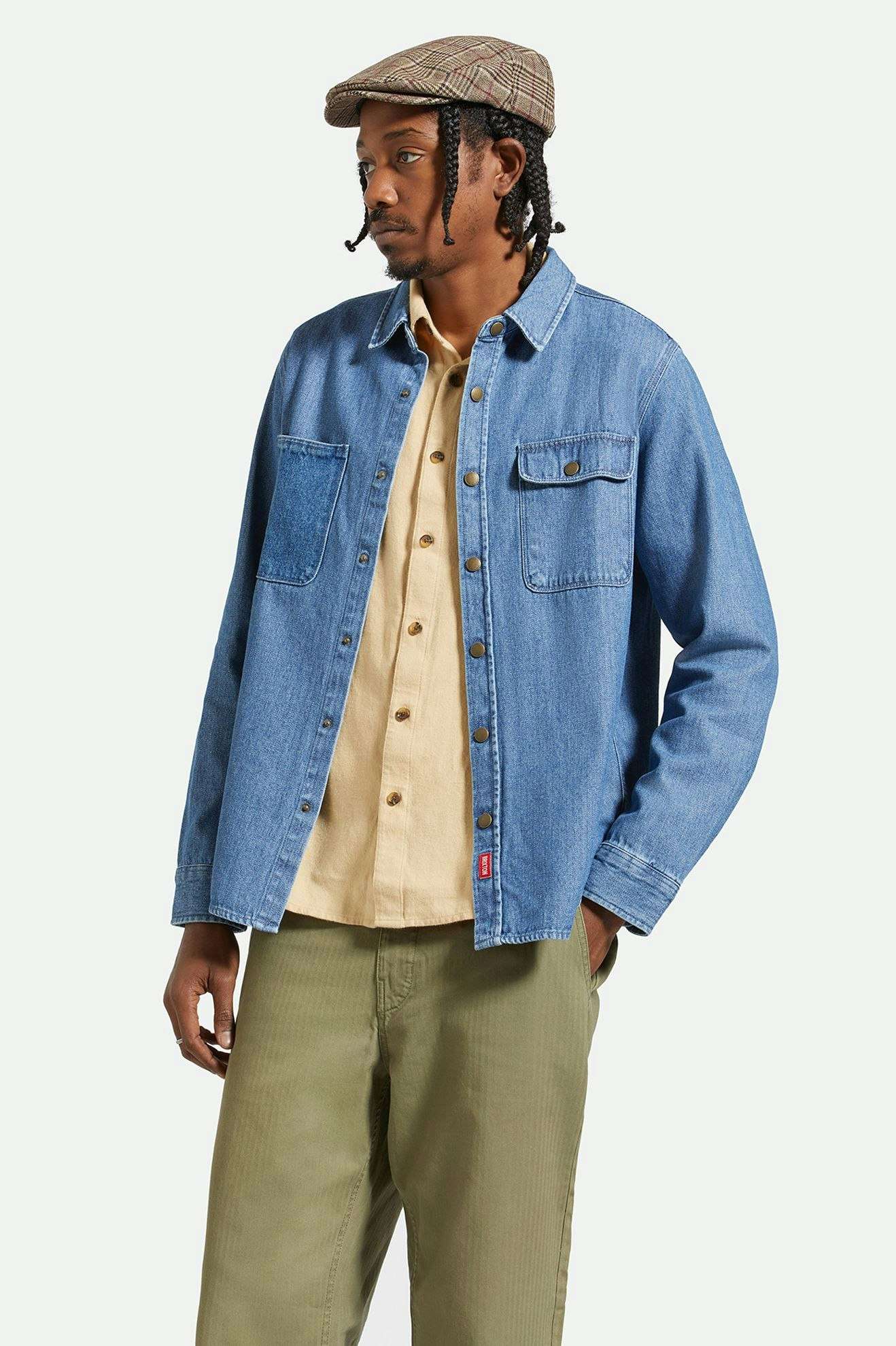 
       Men&#39;s Side Fit | Reserve Assembly Overshirt - Union Herringbone
     