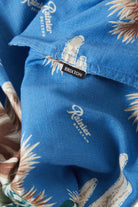 Men's Rainier X Brixton Short Sleeve Shirt in the color Blue Sky - Additional Laydown image