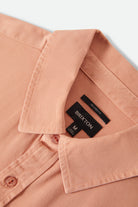 Men's Cooling Comfort Short Sleeve Shirt in the color Silver Pink - Additional Laydown image