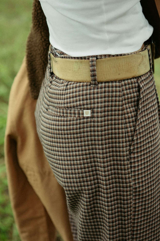 
       Women&#39;s Lifestyle 2 | Ludlow Trouser Pant - Pinecone Brown Houndstooth
     