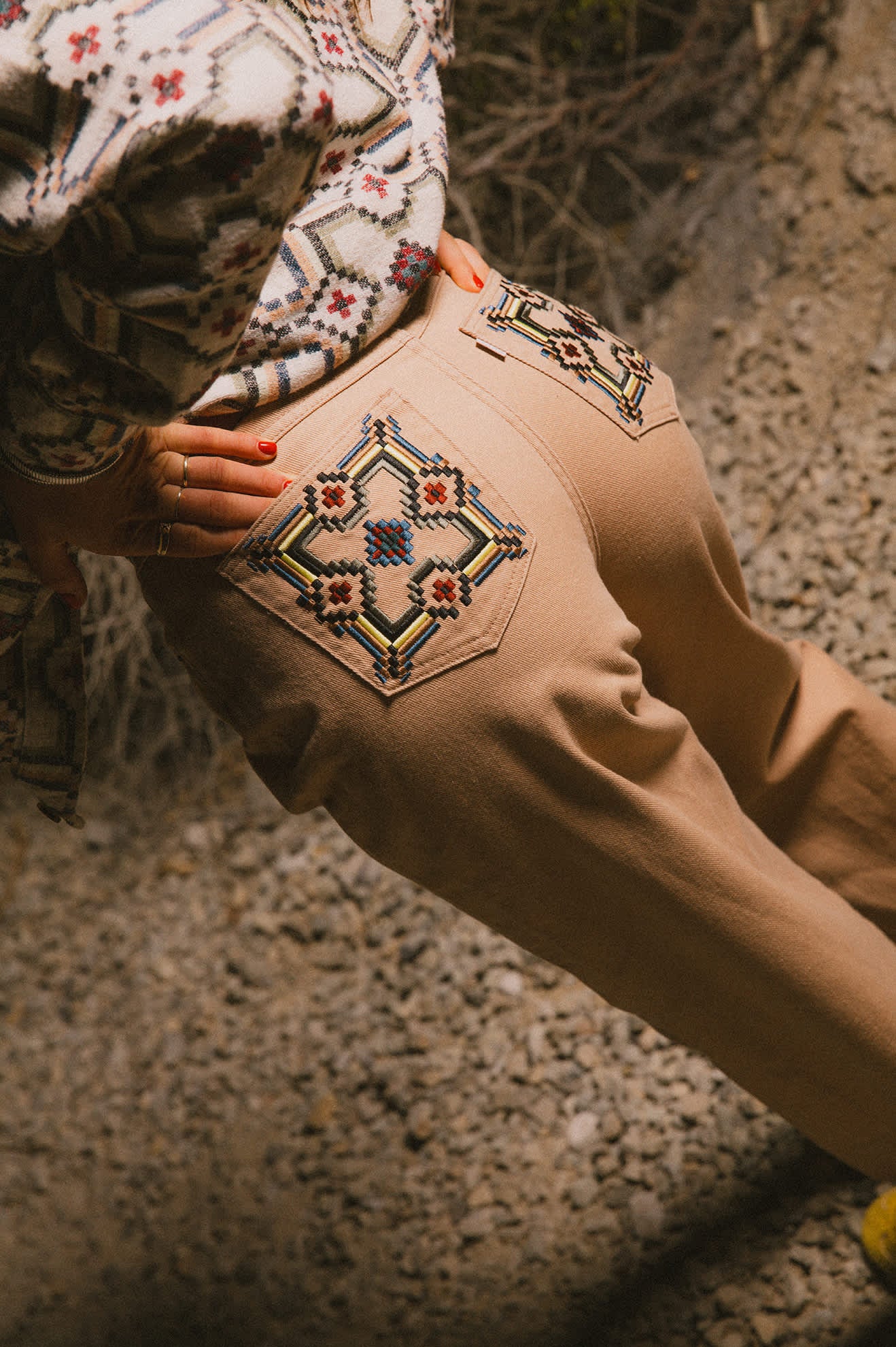 Women's The Chloe 5-Pocket Pant in the color Washed Timeless Taupe - Men's Lifestyle image