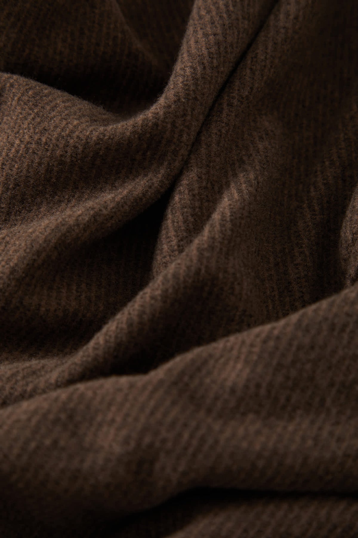 Men's Trademark Zip Flannel Jacket in the color Heathered Brown - Additional Laydown image