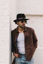 Brixton Unisex Messer Fedora - Black | Lifestyle 1