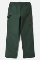Men's Builders Carpenter Stretch Pant in the color Primary Green - Additional Laydown image