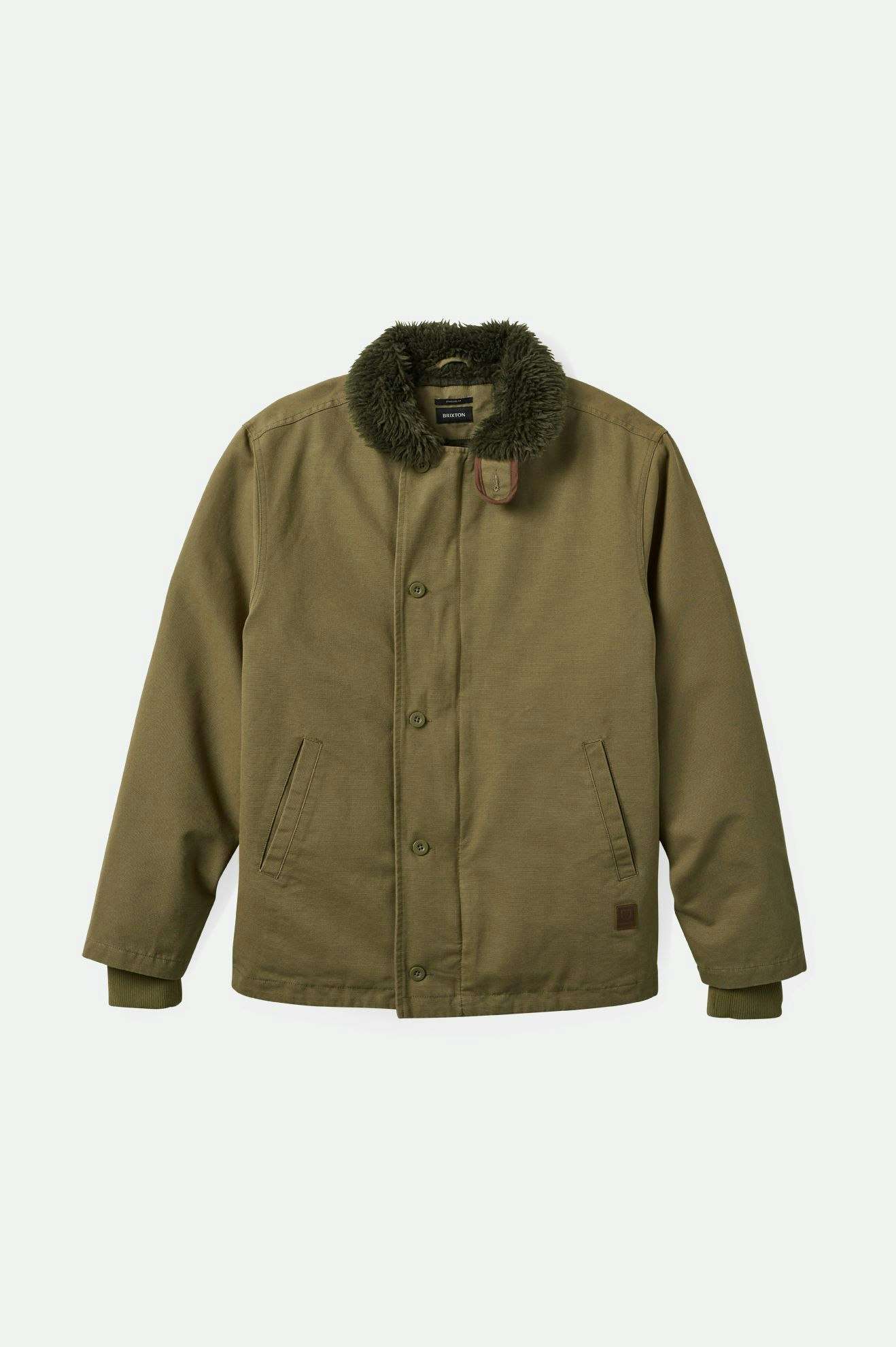 
       Brixton Men&#39;s 20th Anniversary Mast Jacket - Olive Surplus | Main
     