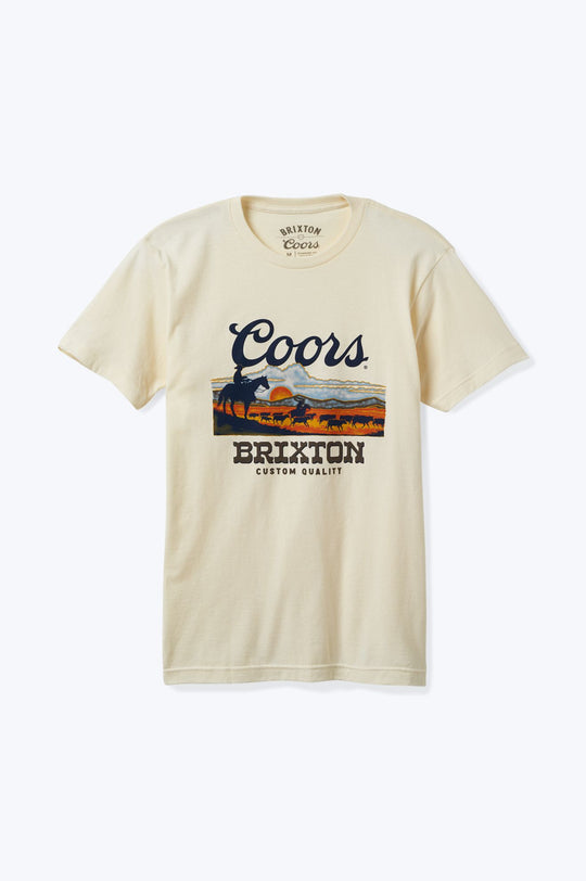 
       Brixton Coors Sunset S/S Standard Tee - Natural
     