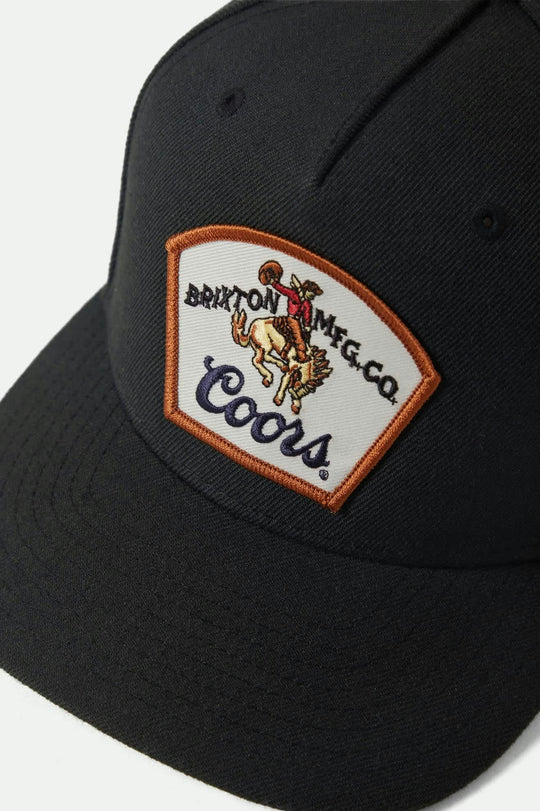 
       Unisex Coors Omaha Snapback in the color Black - Additional Laydown image
     