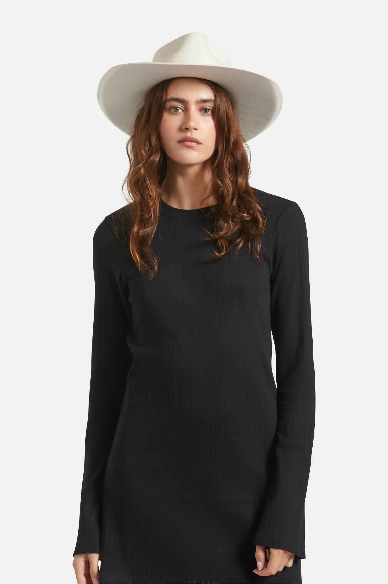 Women's Marlow Rancher Hat in the color Off White - Women's Front View
