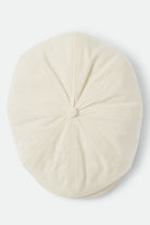 Unisex Brood Newsboy Cap in the color Egret White - Additional Laydown image