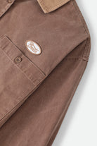  Utopia Overshirt in the color Pinecone Brown/Sand - Additional Laydown image