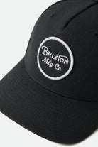 Unisex Wheeler Snapback in the color Black - Additional Laydown image