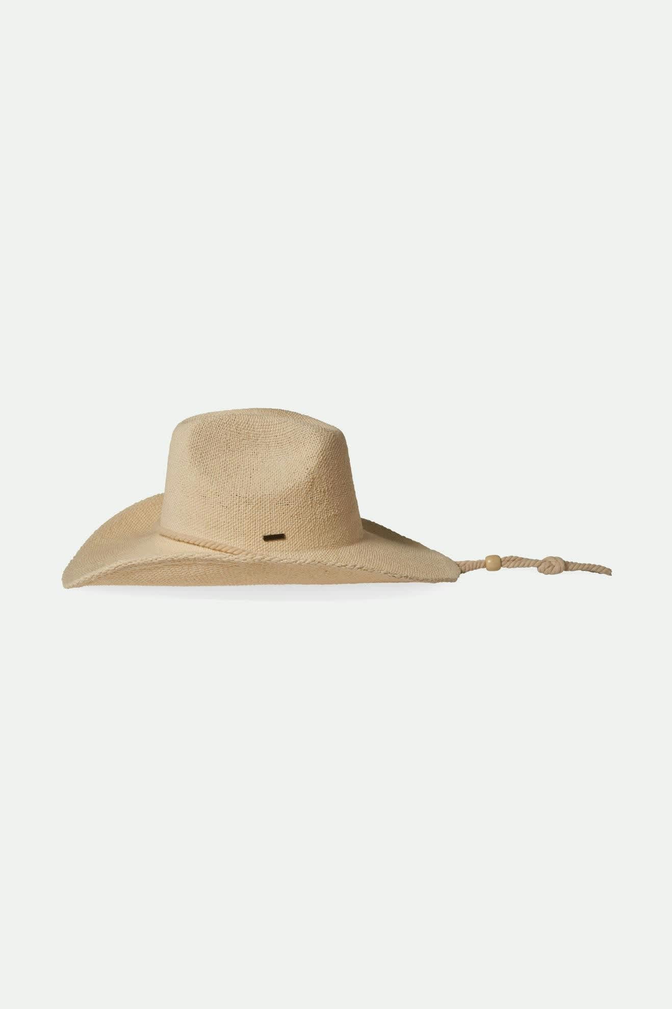 
       Women&#39;s Austin Straw Cowboy Hat in the color Bone - Additional Laydown image
     