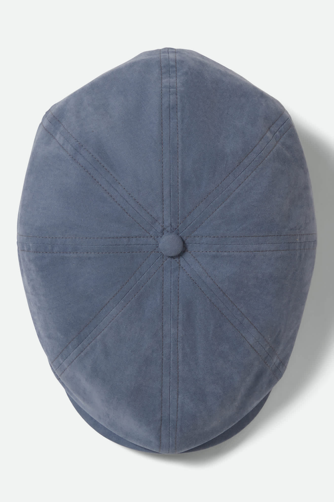 Unisex Brood Newsboy Cap in the color Slate Blue Brushed Satin - Additional Laydown image