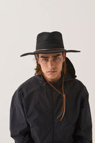 Unisex Beck Journey Canvas Hat in the color Black - Men's Front View