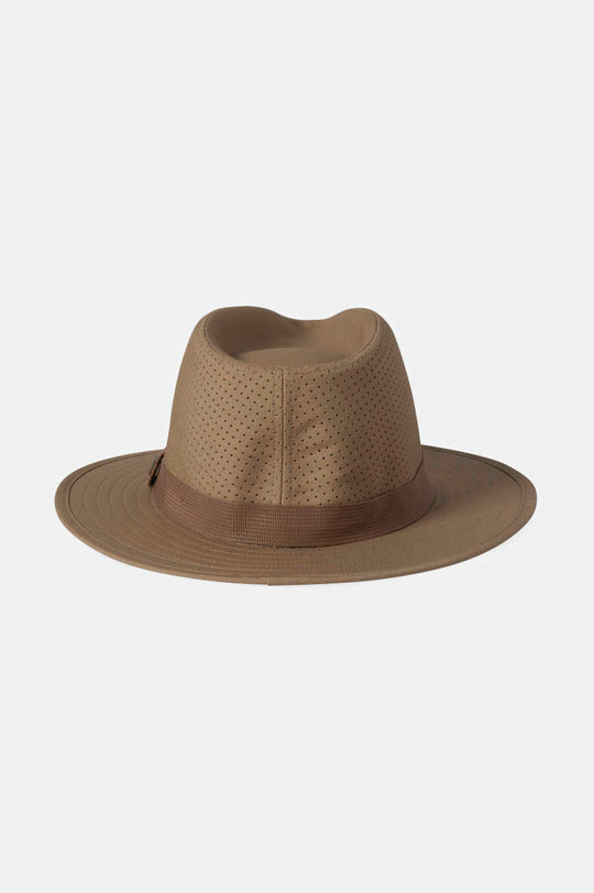 
       Brixton Messer Coolmax Fedora - Khaki
     