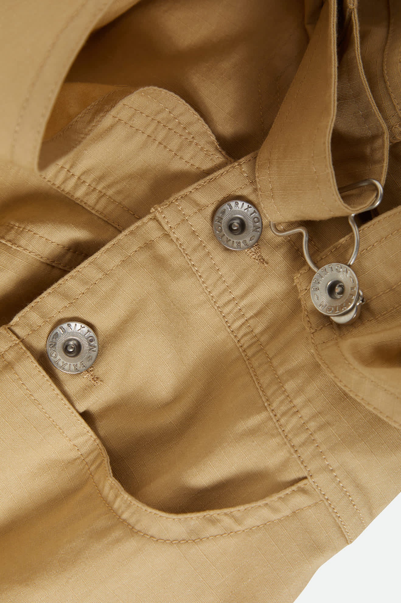 
       Women&#39;s Utility Overall in the color Pale Khaki - Additional Laydown image
     